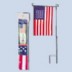 12 x 18" Pole Sleeve USA Garden Flag