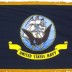 3 x 5' Nylon Navy Flag - Fringed