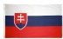2 x 3' Slovakia Flag